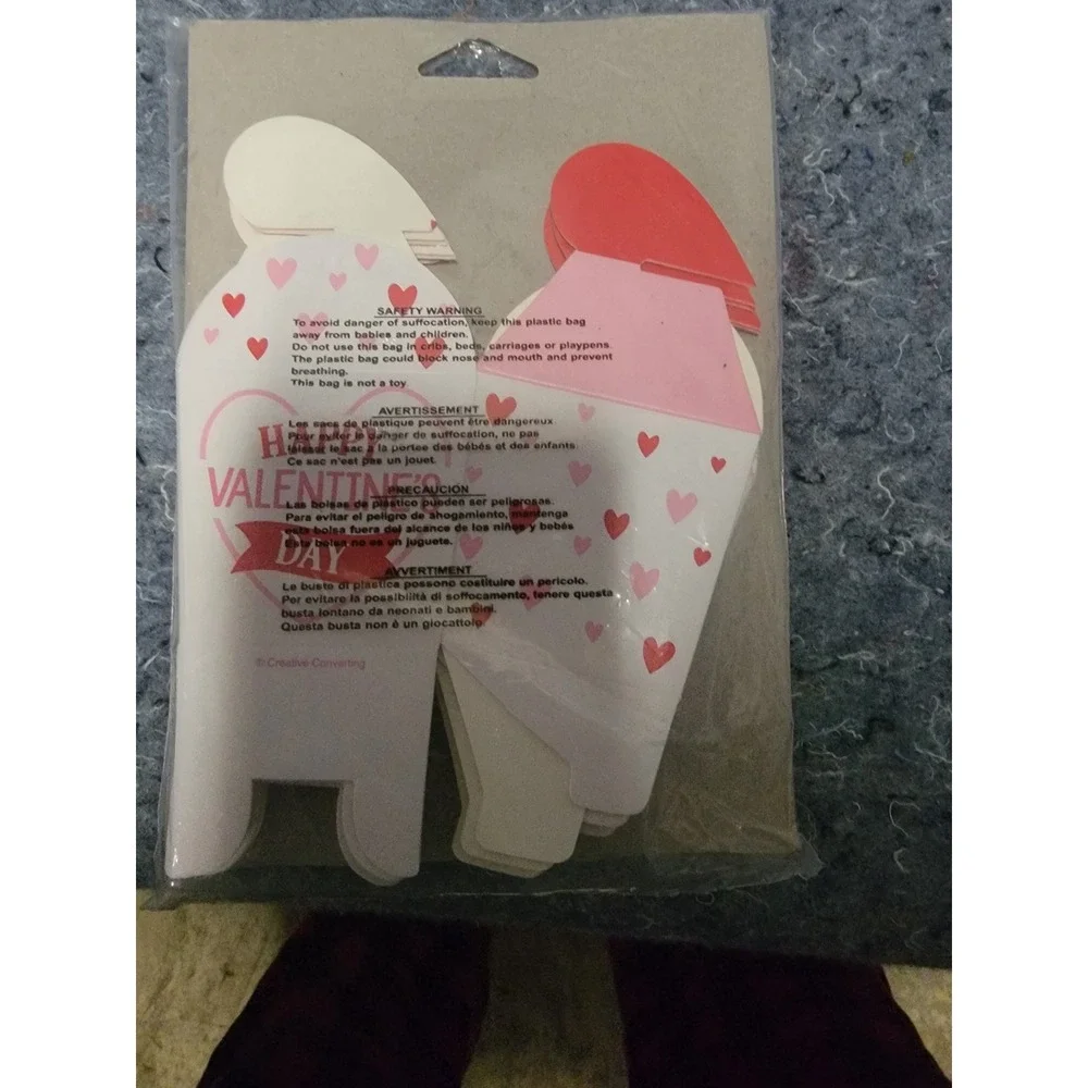 Happy Valenntine's Folding Stiff Paper‎ Boxes  Set of 2